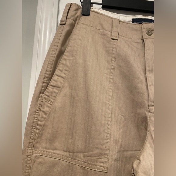 Abercrombie & Fitch Tan Wide Leg Pants - Picture 3 of 9